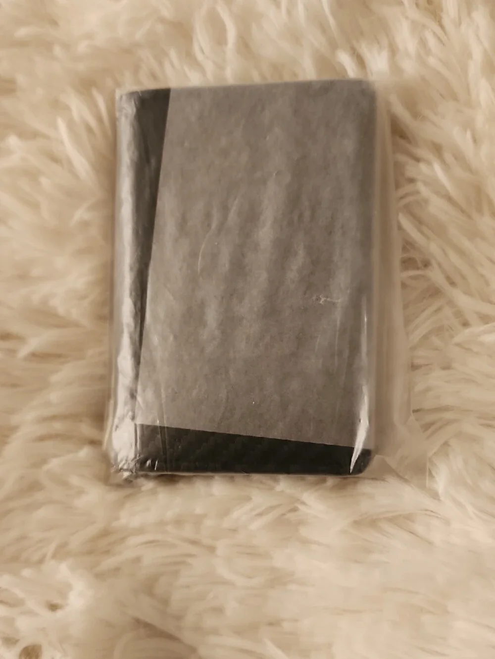 New Mens Black Carbon-Texture RDIF Card Holder Wallet